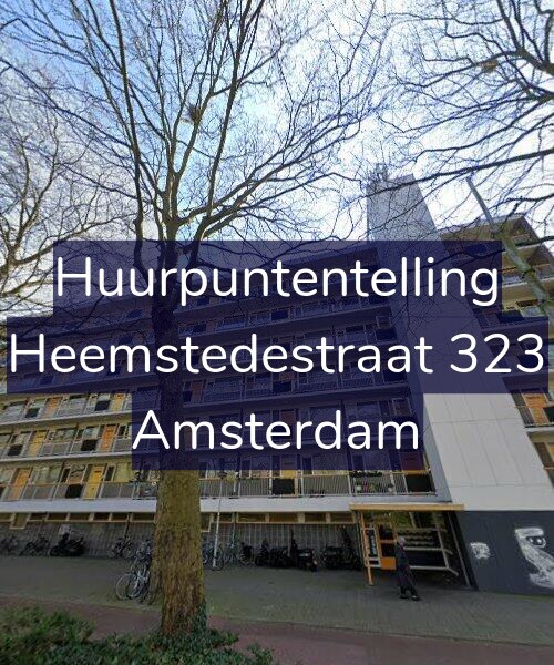 Foto gevel Huurpuntentelling voor Heemstedestraat 323, Amsterdam
