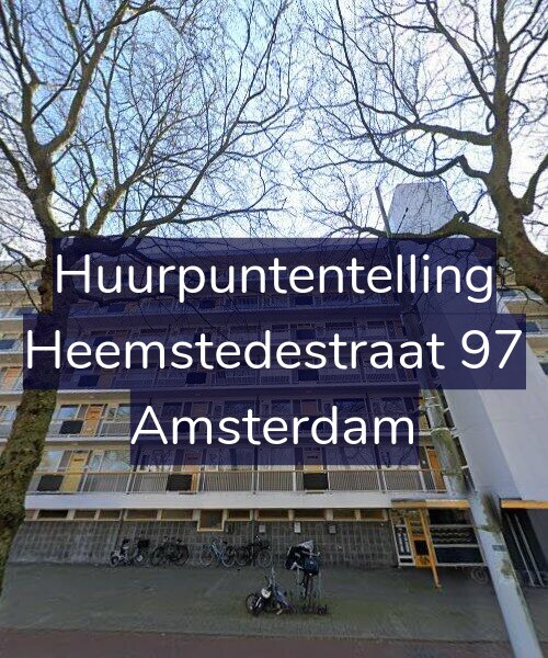 Foto gevel Huurpuntentelling voor Heemstedestraat 97, Amsterdam