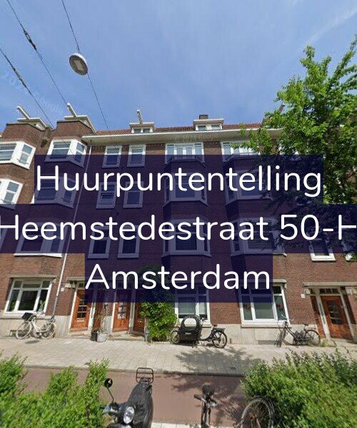Foto gevel Huurpuntentelling voor Heemstedestraat 50-H, Amsterdam