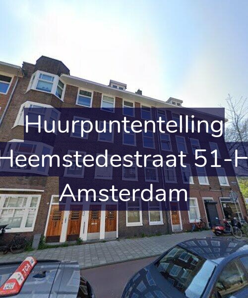 Foto gevel Huurpuntentelling voor Heemstedestraat 51-H, Amsterdam
