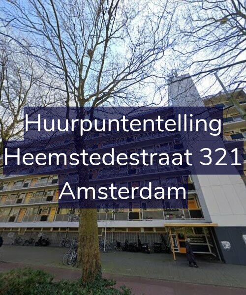 Foto gevel Huurpuntentelling voor Heemstedestraat 321, Amsterdam