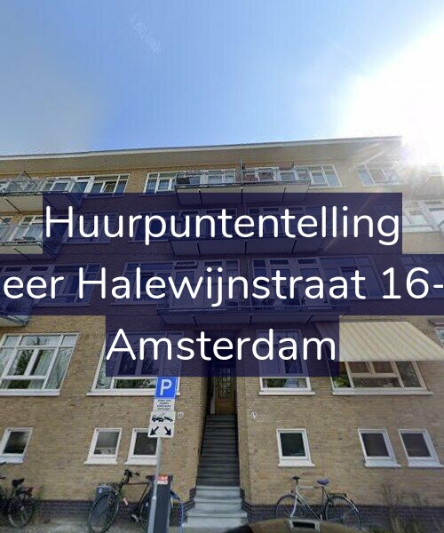 Foto gevel Huurpuntentelling voor Heer Halewijnstraat 16-3, Amsterdam