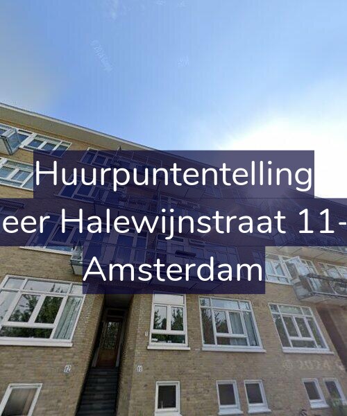 Foto gevel Huurpuntentelling voor Heer Halewijnstraat 11-3, Amsterdam