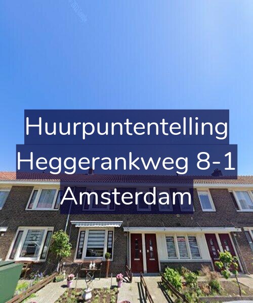 Foto gevel Huurpuntentelling voor Heggerankweg 8-1, Amsterdam