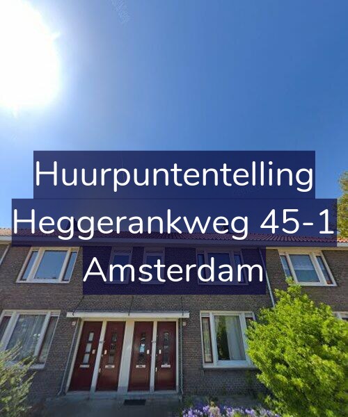 Foto gevel Huurpuntentelling voor Heggerankweg 45-1, Amsterdam