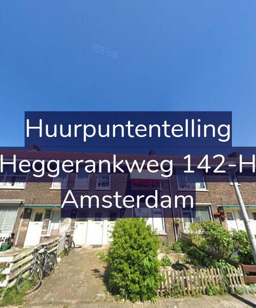 Foto gevel Huurpuntentelling voor Heggerankweg 142-H, Amsterdam