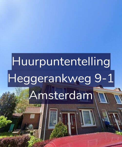 Foto gevel Huurpuntentelling voor Heggerankweg 9-1, Amsterdam