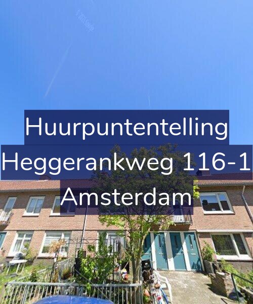 Foto gevel Huurpuntentelling voor Heggerankweg 116-1, Amsterdam