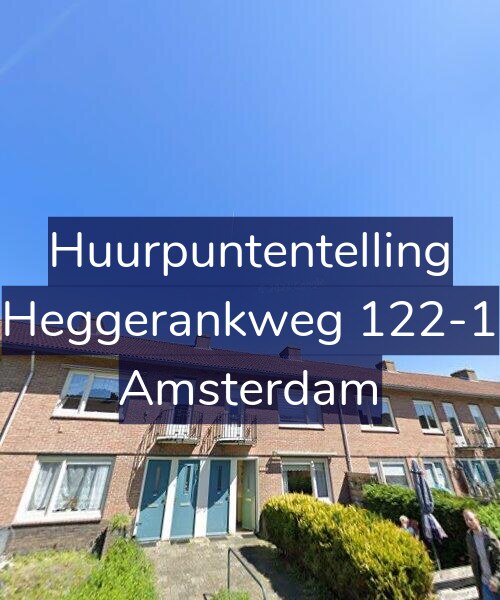 Foto gevel Huurpuntentelling voor Heggerankweg 122-1, Amsterdam