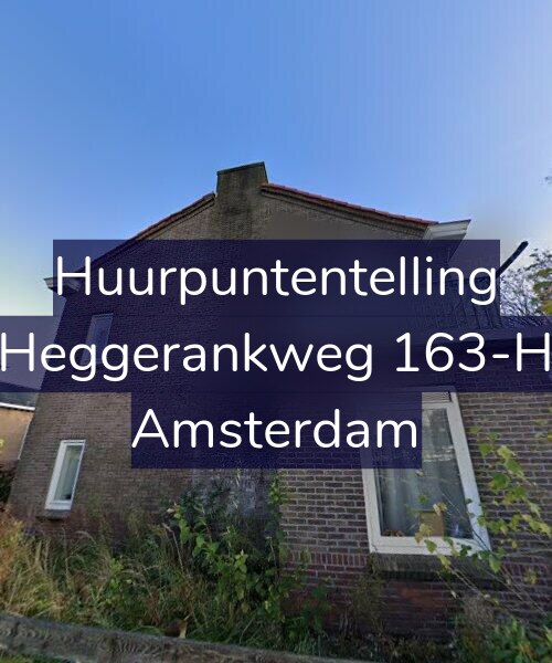 Foto gevel Huurpuntentelling voor Heggerankweg 163-H, Amsterdam
