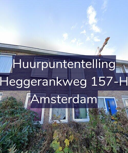 Foto gevel Huurpuntentelling voor Heggerankweg 157-H, Amsterdam