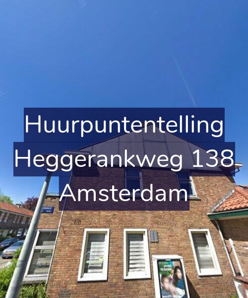 Foto gevel Huurpuntentelling voor Heggerankweg 138, Amsterdam