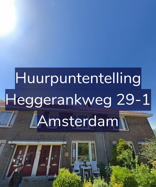 Foto gevel Huurpuntentelling voor Heggerankweg 29-1, Amsterdam
