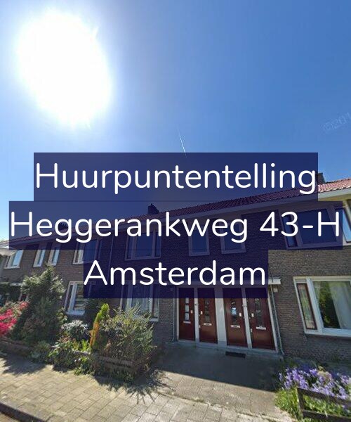 Foto gevel Huurpuntentelling voor Heggerankweg 43-H, Amsterdam