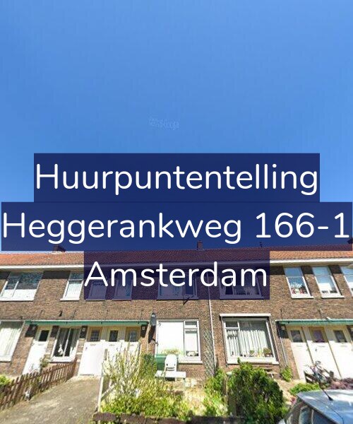 Foto gevel Huurpuntentelling voor Heggerankweg 166-1, Amsterdam