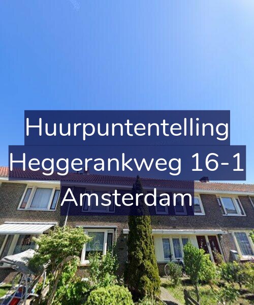 Foto gevel Huurpuntentelling voor Heggerankweg 16-1, Amsterdam