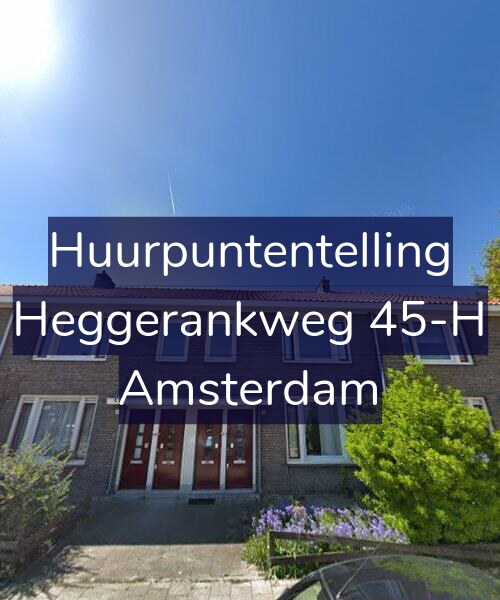 Foto gevel Huurpuntentelling voor Heggerankweg 45-H, Amsterdam