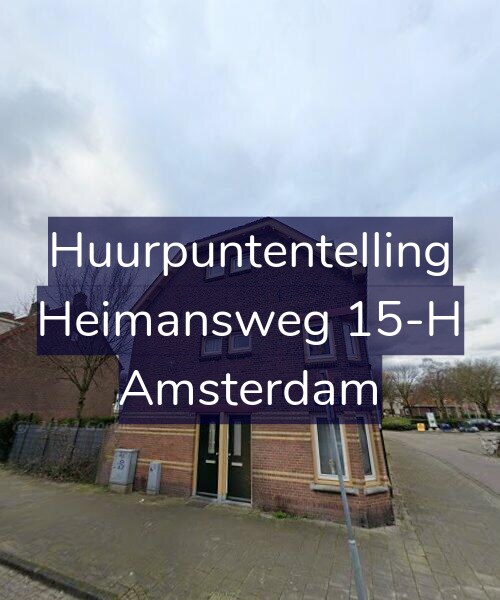 Foto gevel Huurpuntentelling voor Heimansweg 15-H, Amsterdam