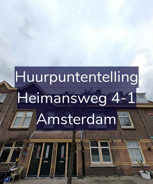 Foto gevel Huurpuntentelling voor Heimansweg 4-1, Amsterdam