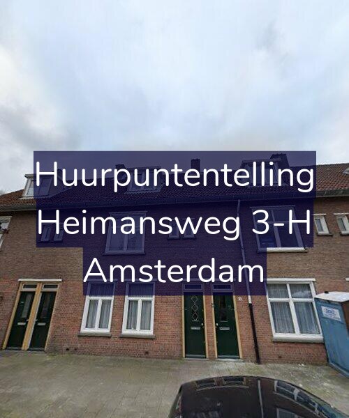 Foto gevel Huurpuntentelling voor Heimansweg 3-H, Amsterdam