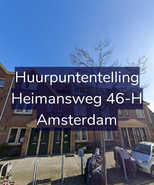 Foto gevel Huurpuntentelling voor Heimansweg 46-H, Amsterdam