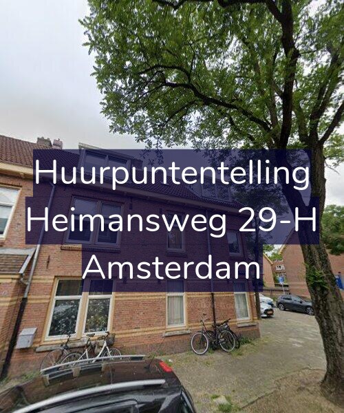 Foto gevel Huurpuntentelling voor Heimansweg 29-H, Amsterdam