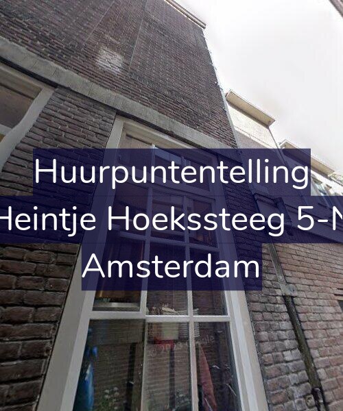 Foto gevel Huurpuntentelling voor Heintje Hoekssteeg 5-N, Amsterdam