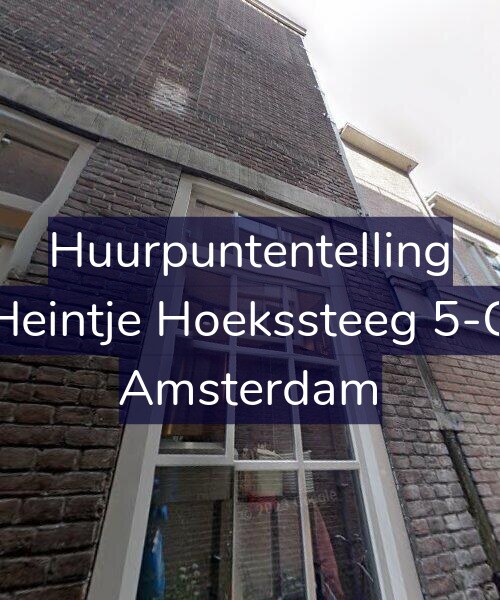 Foto gevel Huurpuntentelling voor Heintje Hoekssteeg 5-C, Amsterdam