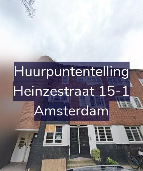 Foto gevel Huurpuntentelling voor Heinzestraat 15-1, Amsterdam