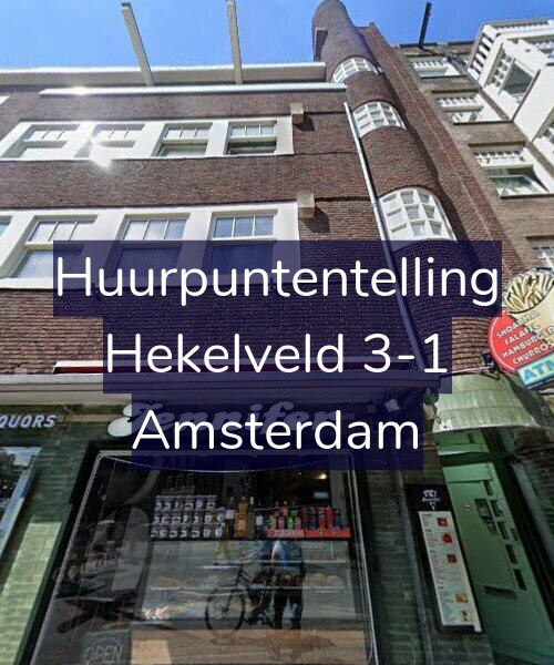 Foto gevel Huurpuntentelling voor Hekelveld 3-1, Amsterdam