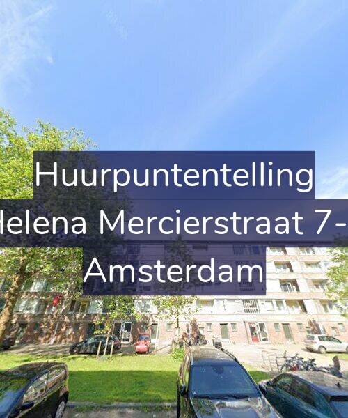 Foto gevel Huurpuntentelling voor Helena Mercierstraat 7-1, Amsterdam