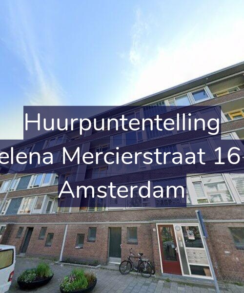 Foto gevel Huurpuntentelling voor Helena Mercierstraat 16-1, Amsterdam