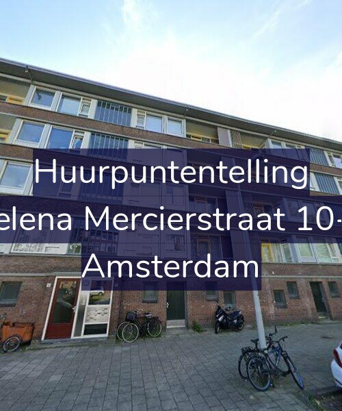 Foto gevel Huurpuntentelling voor Helena Mercierstraat 10-H, Amsterdam