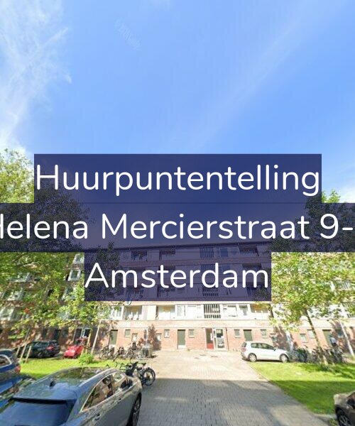 Foto gevel Huurpuntentelling voor Helena Mercierstraat 9-1, Amsterdam