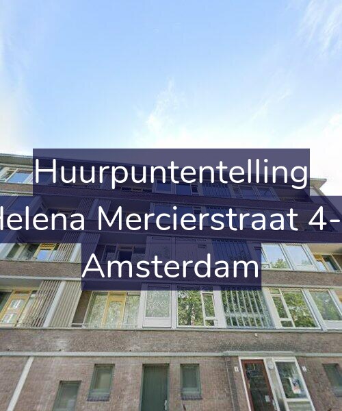 Foto gevel Huurpuntentelling voor Helena Mercierstraat 4-3, Amsterdam