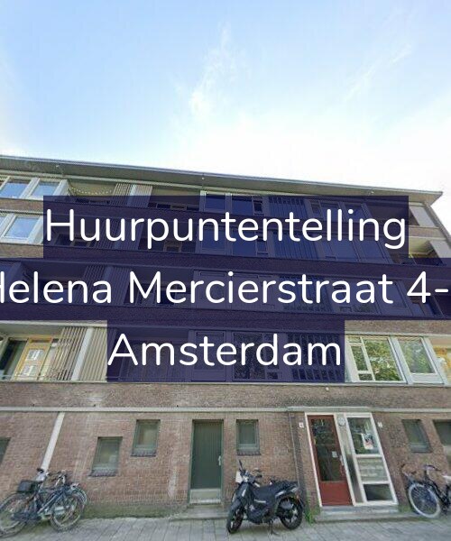 Foto gevel Huurpuntentelling voor Helena Mercierstraat 4-1, Amsterdam
