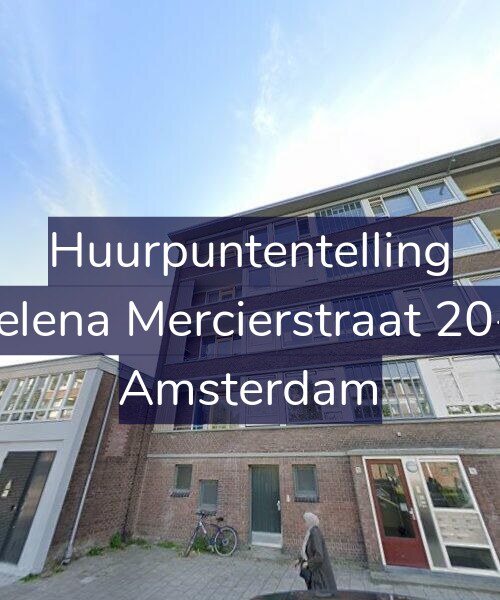 Foto gevel Huurpuntentelling voor Helena Mercierstraat 20-1, Amsterdam