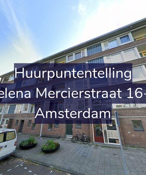 Foto gevel Huurpuntentelling voor Helena Mercierstraat 16-H, Amsterdam
