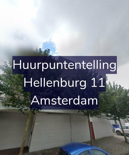 Foto gevel Huurpuntentelling voor Hellenburg 11, Amsterdam