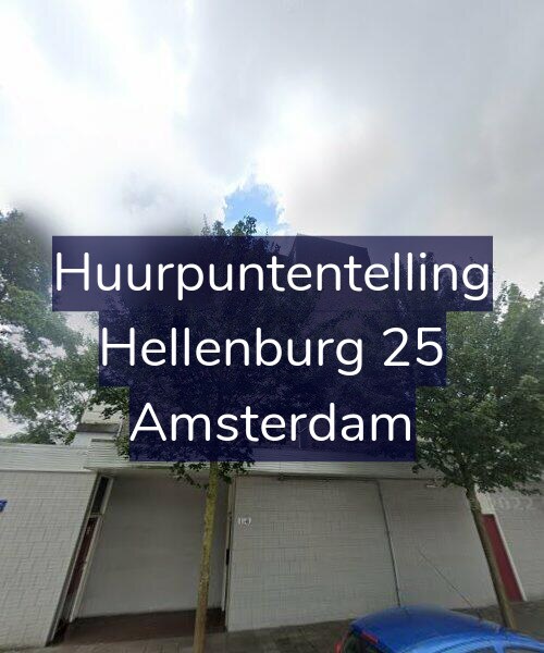 Foto gevel Huurpuntentelling voor Hellenburg 25, Amsterdam
