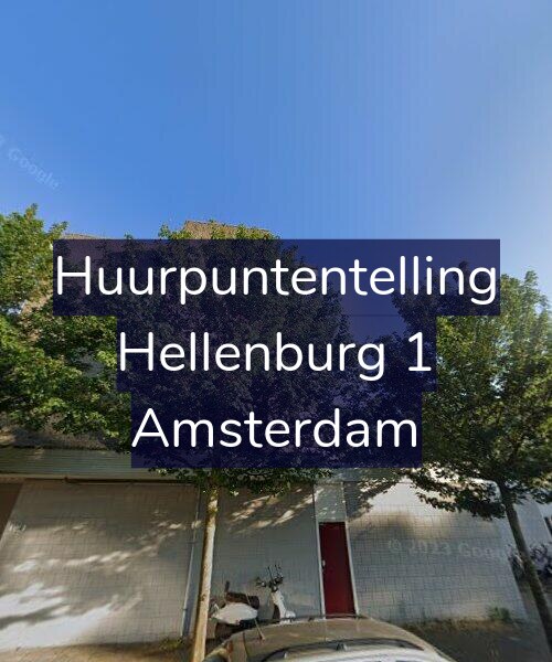 Foto gevel Huurpuntentelling voor Hellenburg 1, Amsterdam