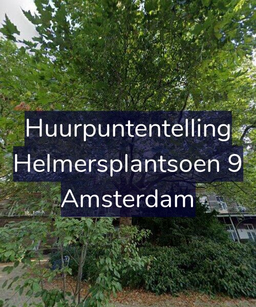 Foto gevel Huurpuntentelling voor Helmersplantsoen 9, Amsterdam