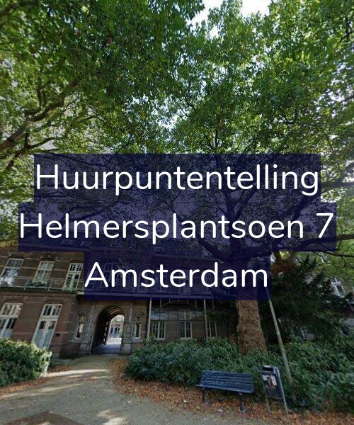 Foto gevel Huurpuntentelling voor Helmersplantsoen 7, Amsterdam