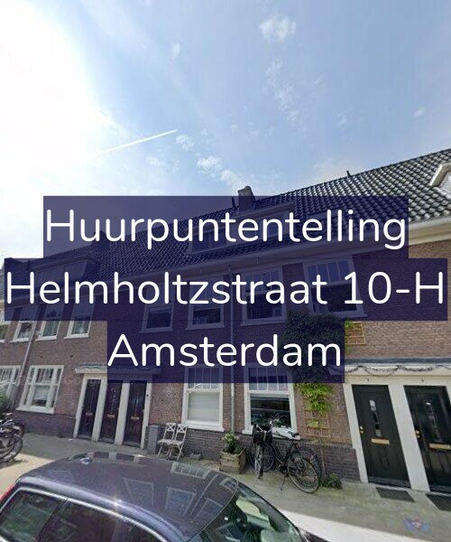 Foto gevel Huurpuntentelling voor Helmholtzstraat 10-H, Amsterdam