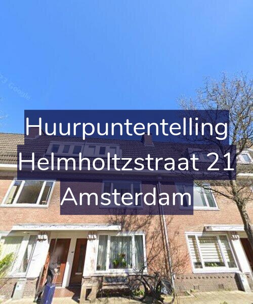 Foto gevel Huurpuntentelling voor Helmholtzstraat 21, Amsterdam
