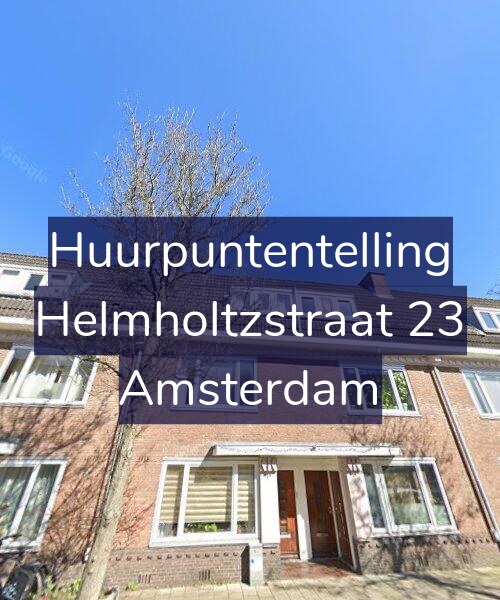 Foto gevel Huurpuntentelling voor Helmholtzstraat 23, Amsterdam