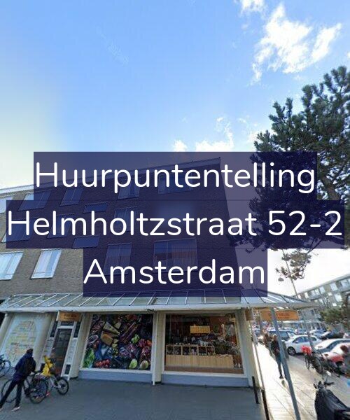 Foto gevel Huurpuntentelling voor Helmholtzstraat 52-2, Amsterdam