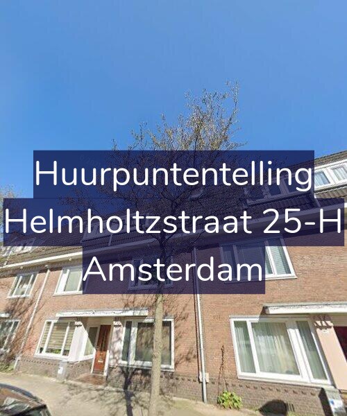 Foto gevel Huurpuntentelling voor Helmholtzstraat 25-H, Amsterdam