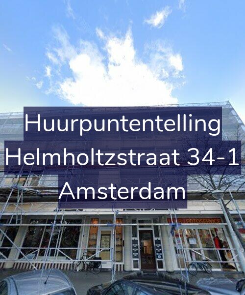 Foto gevel Huurpuntentelling voor Helmholtzstraat 34-1, Amsterdam