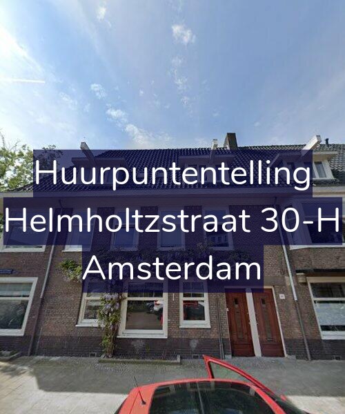 Foto gevel Huurpuntentelling voor Helmholtzstraat 30-H, Amsterdam